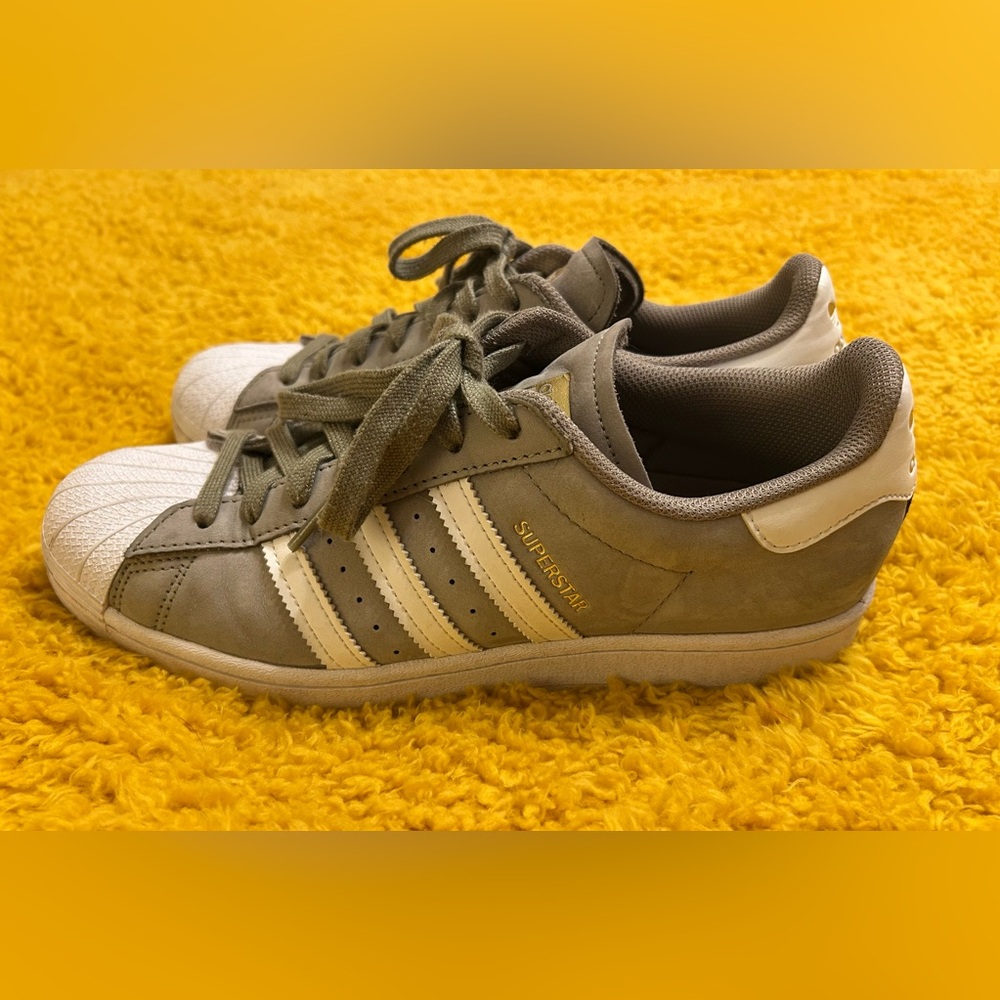 Adidas Superstar Suede Orbit Green & Gold - Picture 4 of 10